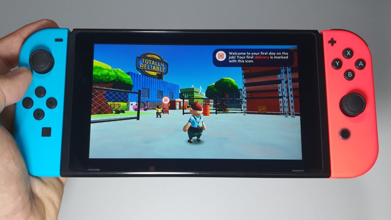 Totally Reliable Delivery Service Nintendo Switch handheld gameplay