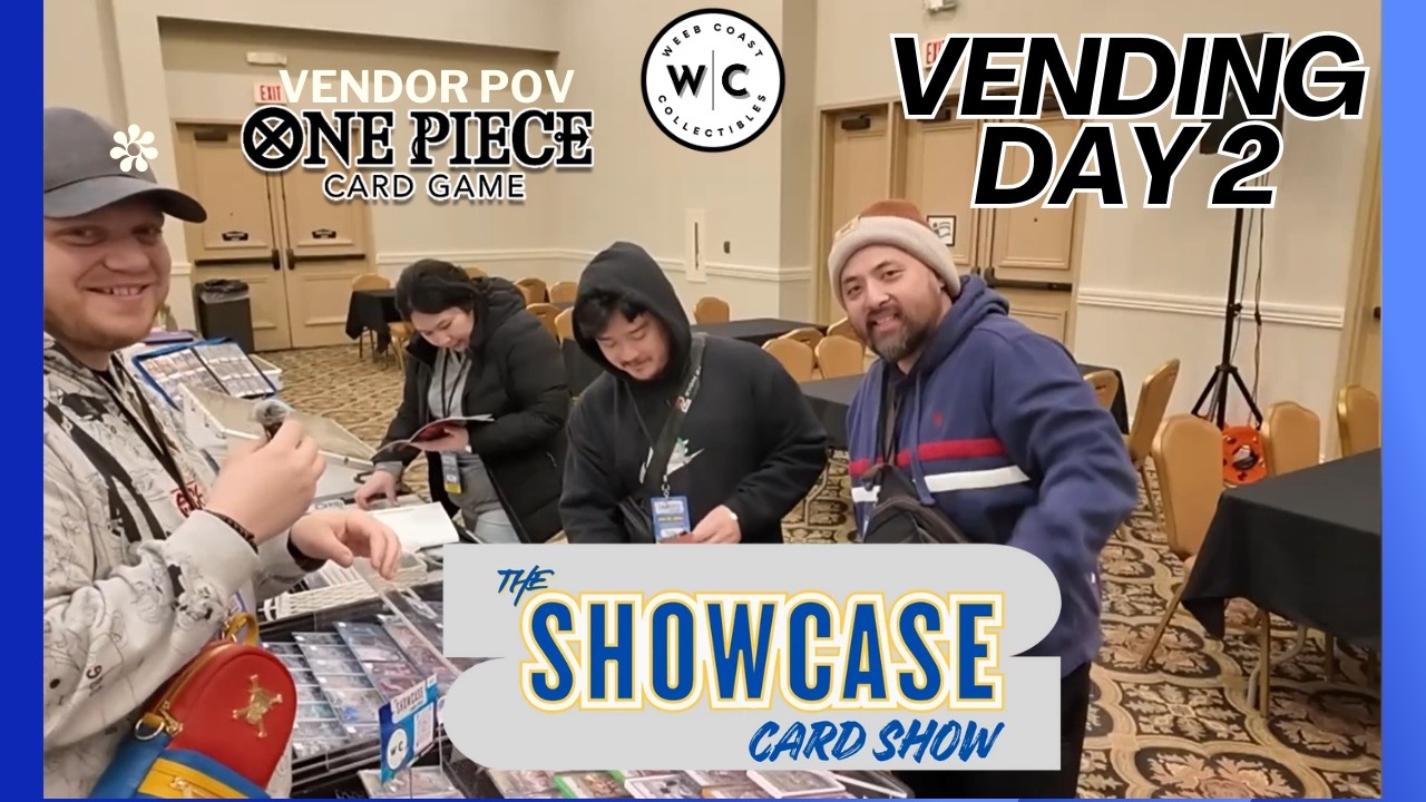 One Piece Card Show Vendor POV Day 2 | The Showcase Card Show San Diego