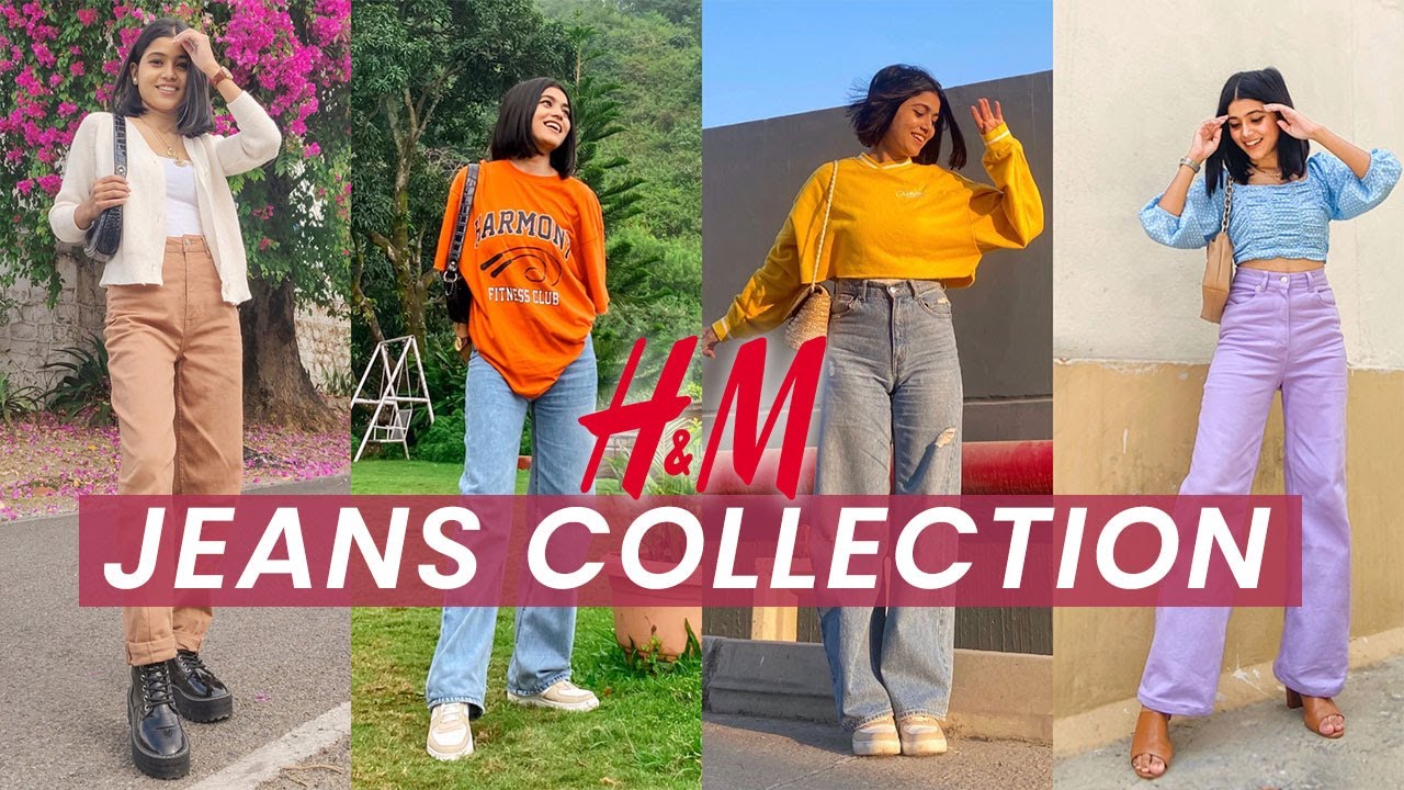 Finally Sharing My High Waisted JEANS Collection | H&M Jeans | Wide Leg Jeans |