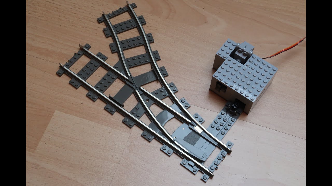 LEGO Eisenbahn Servo Weichenantrieb MOC