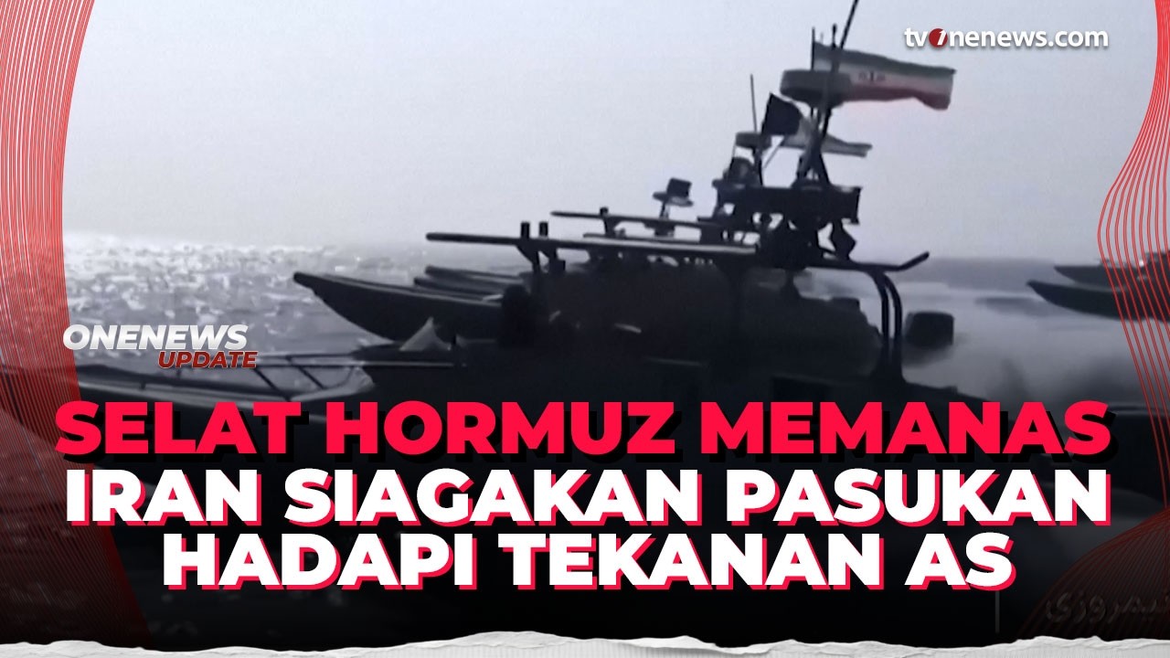 Kapal Induk AS Mendekat, Iran Unjuk Kekuatan Lewat Latihan Perang Hormuz | OneNews Update
