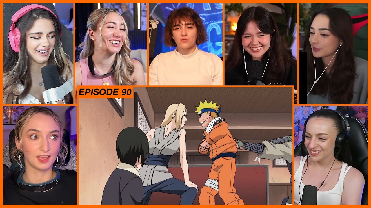 [GIRLS REACT] Naruto meets Tsunade | Naruto Ep 90 Girl Reaction Mashup