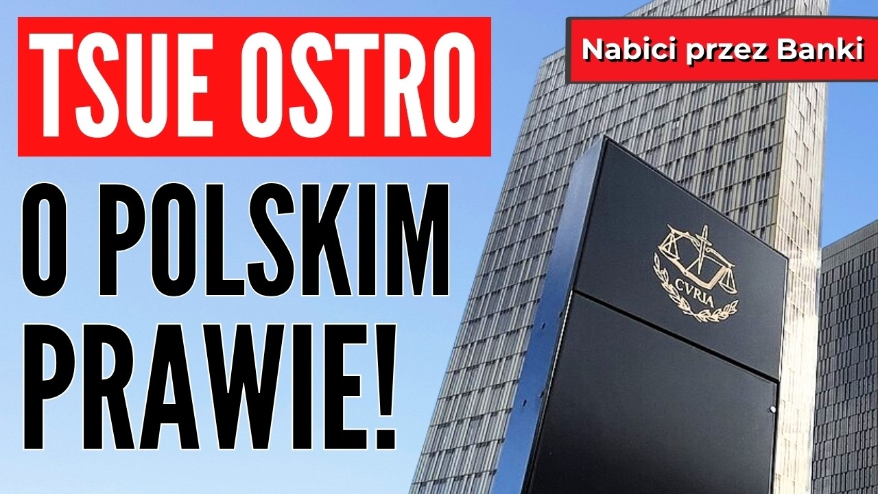 FRANKOWICZE odczują PROBLEMY w Getin Noble Bank? TSUE Ostro o polskim prawie | Najnowsze Wiadomości
