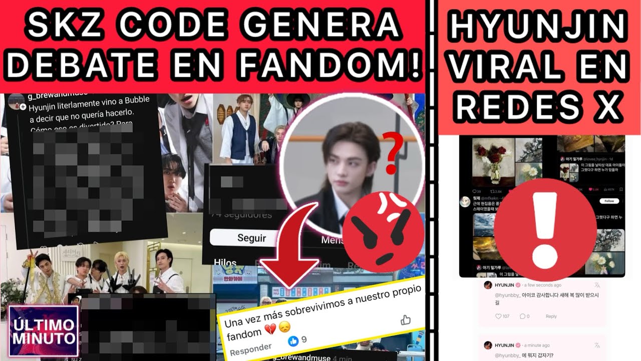 URGENTE!🔴CONTENIDO DE SKZ GENERA DEBATE😡/HYUNJIN VIRAL EN REDES X⁉️/Noticiadekpop