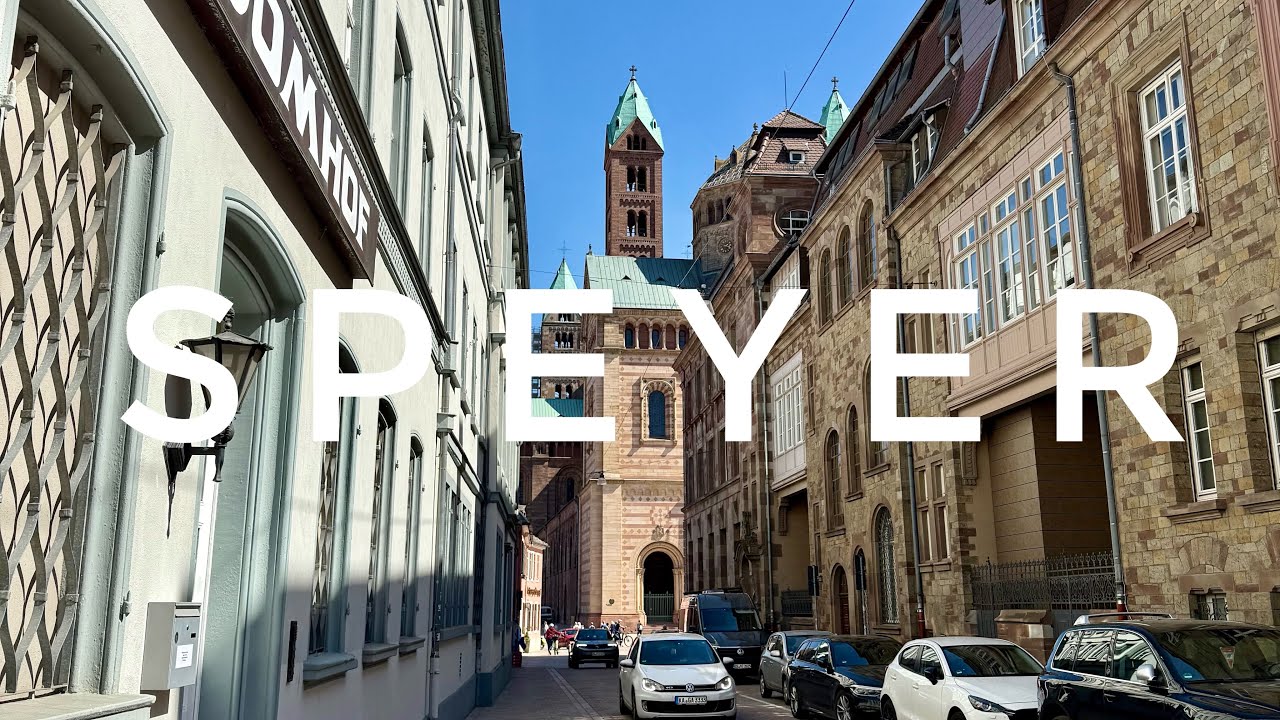 Speyer, Germany. Walking tour. 2025. 4K video