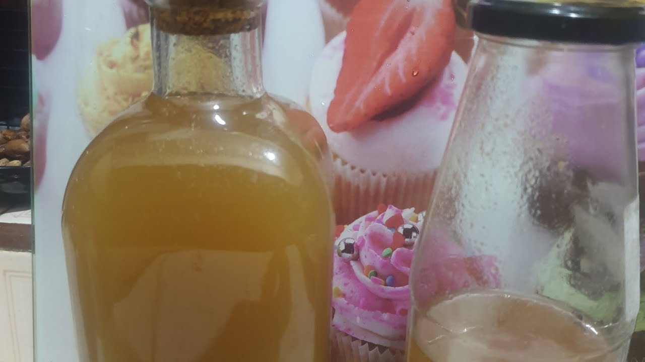 طريقتي في تحضير خل التفاح صحي و ناجح 100/100