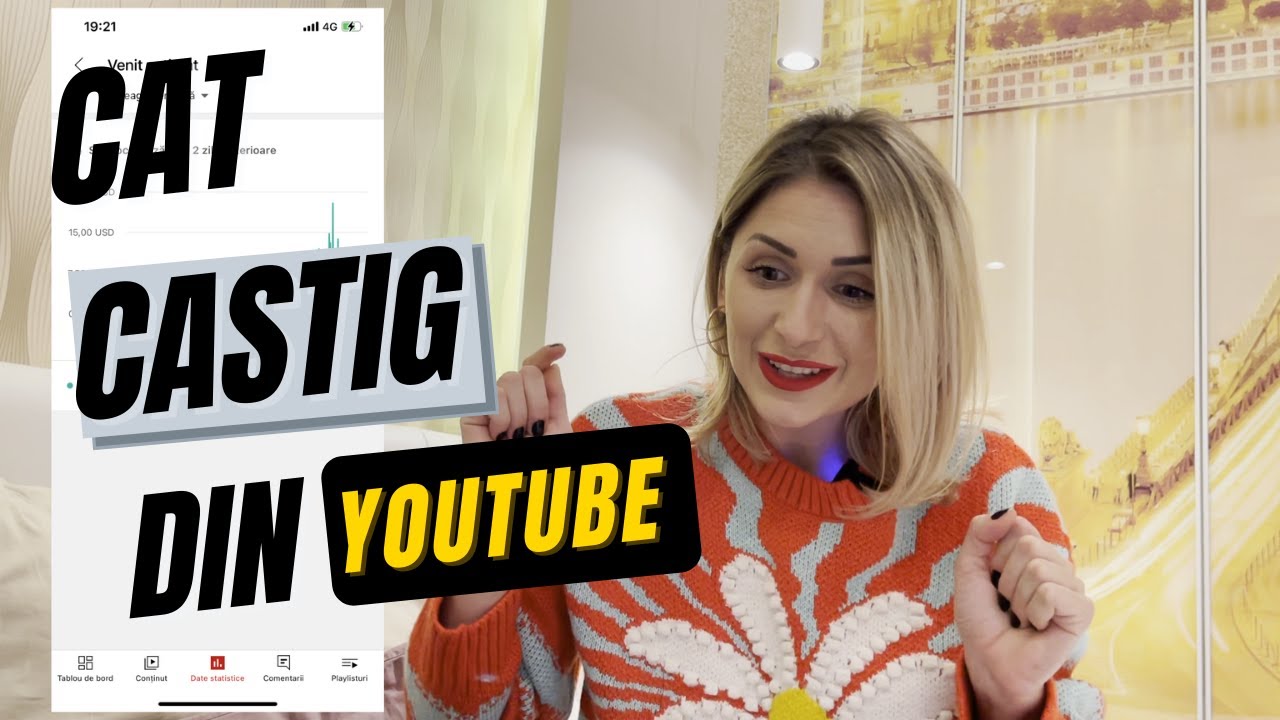CATI BANI AM CASTIGAT IN 6 LUNI DE YOUTUBE SI CE AM FACUT CU EI