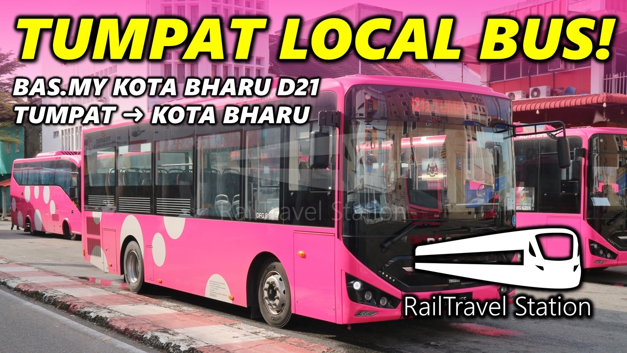 NEW LOCAL BUS FROM TUMPAT TO KOTA BHARU! 🇲🇾🚌 BAS.MY Kota Bharu D21 Tumpat → Kota Bharu