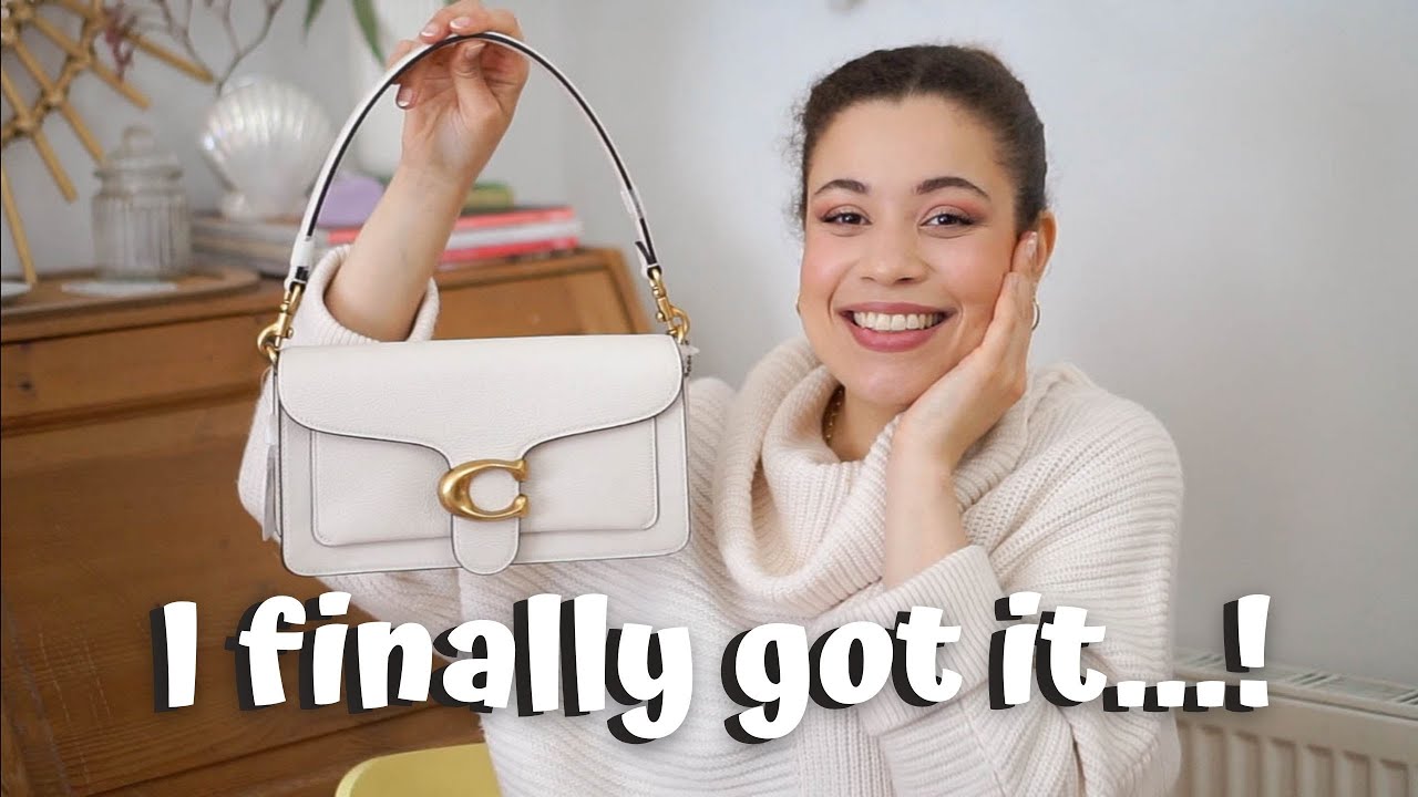 Unboxing the Coach Tabby 26 in Chalk | Luxury Bag Unboxing | eboniivoryblog