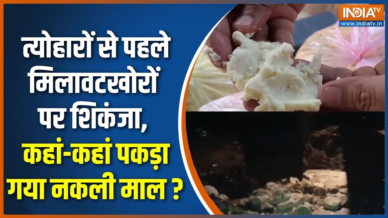 Action On Fake Paneer And Sweets : त्योहारों से पहले मिलावटखोरों पर शिकंजा, कहां पकड़ा गया नकली माल?