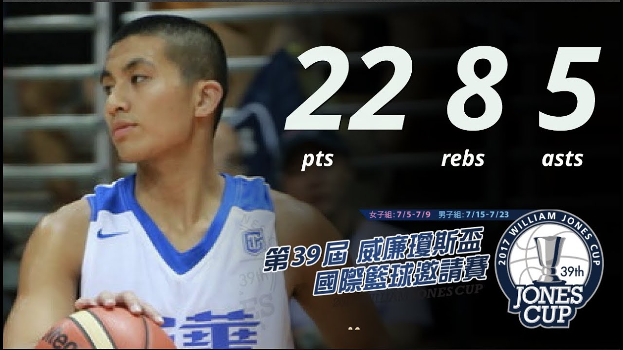 瓊斯盃 - 高國豪 Kao Kuo Hao 22分8籃板5助攻| 中華白vs韓國| 18.7.20