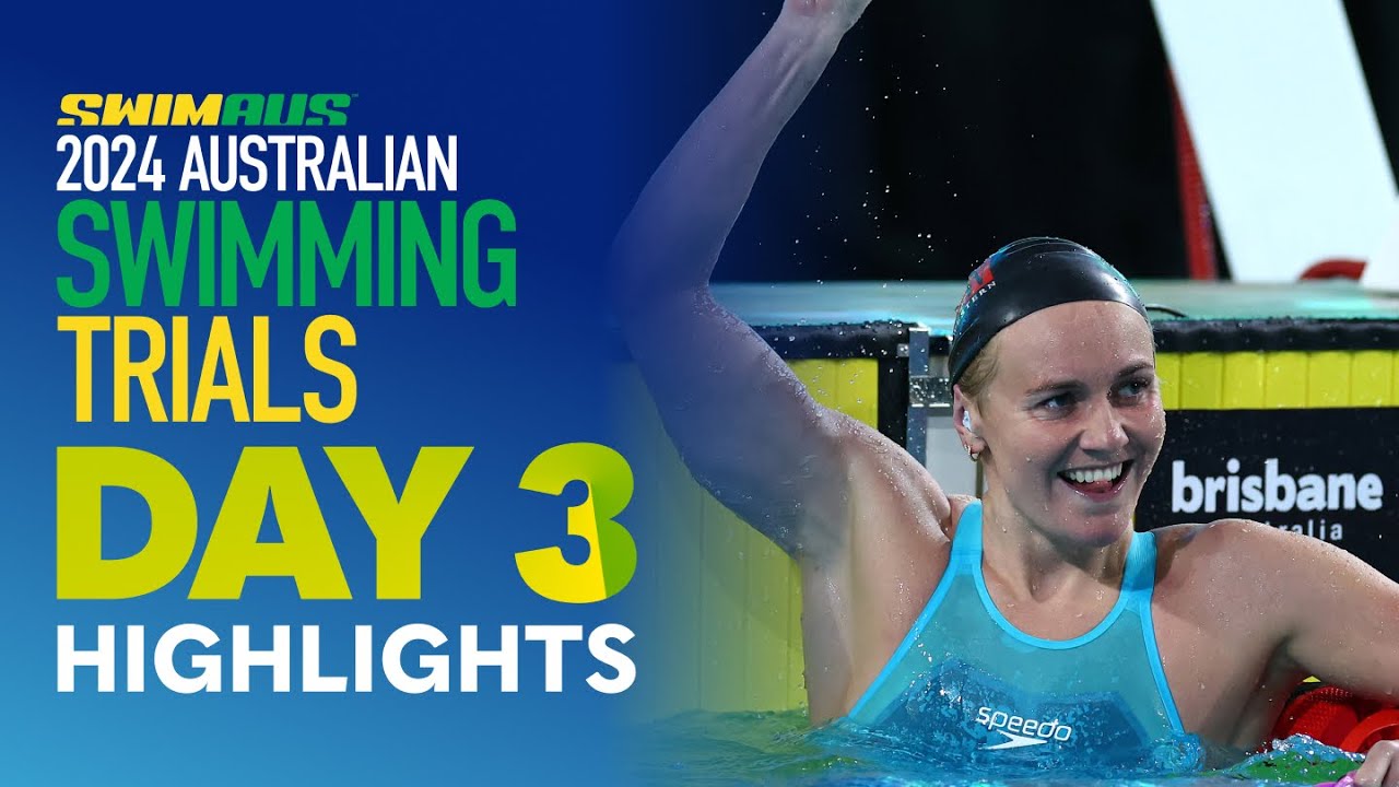 Australian Swimming Trials - Night 3 Highlights | Wide World of Sports