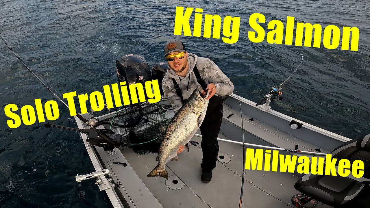Solo Trolling Lake Michigan