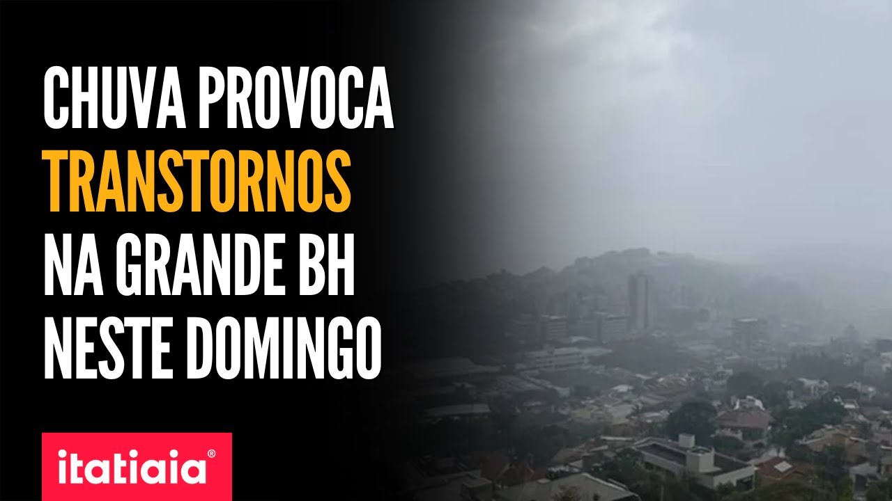 DOMINGO FOI DE TRANSTORNOS E ESTRAGOS EM DIVERSOS PONTOS DA GRANDE BH POR CONTA DAS CHUVAS