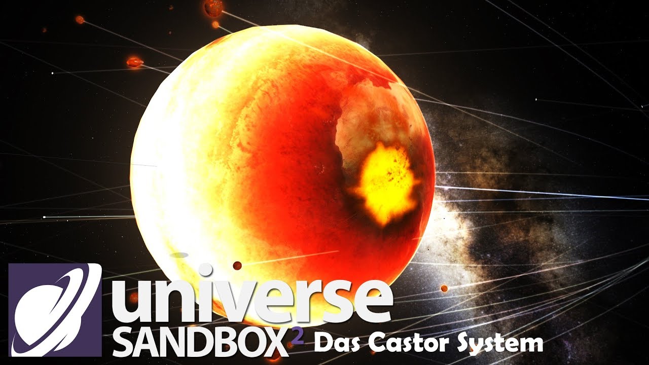 Universe Sandbox&sup2; Das 6 Stern System Castor im Zeichen des Zwilling