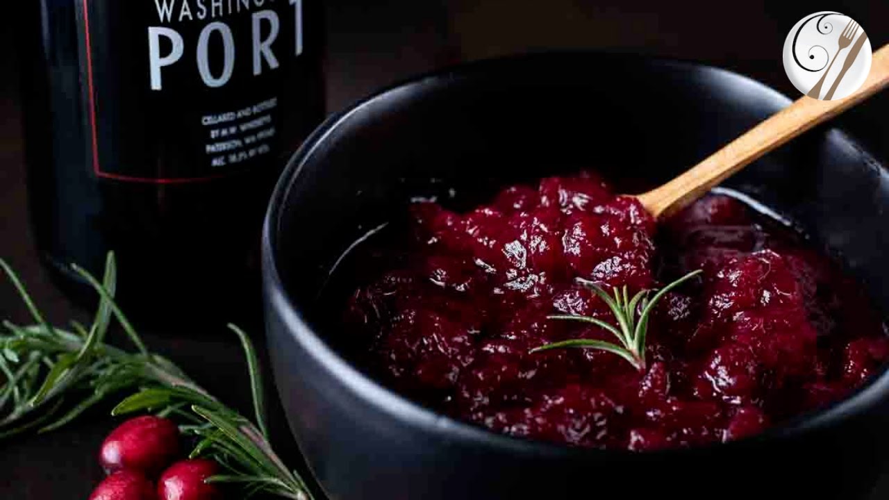 Instant Pot Homemade Cranberry Sauce with Port