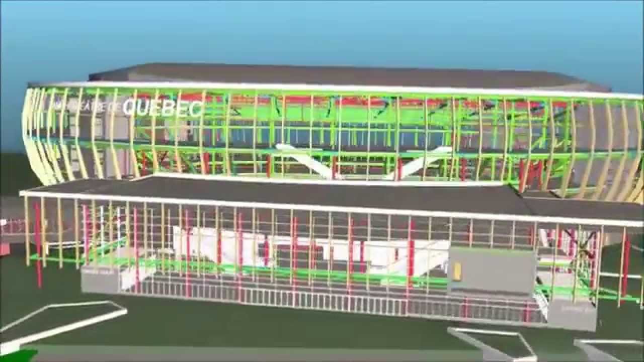Amphithéâtre - Modélisation du bâtiment
