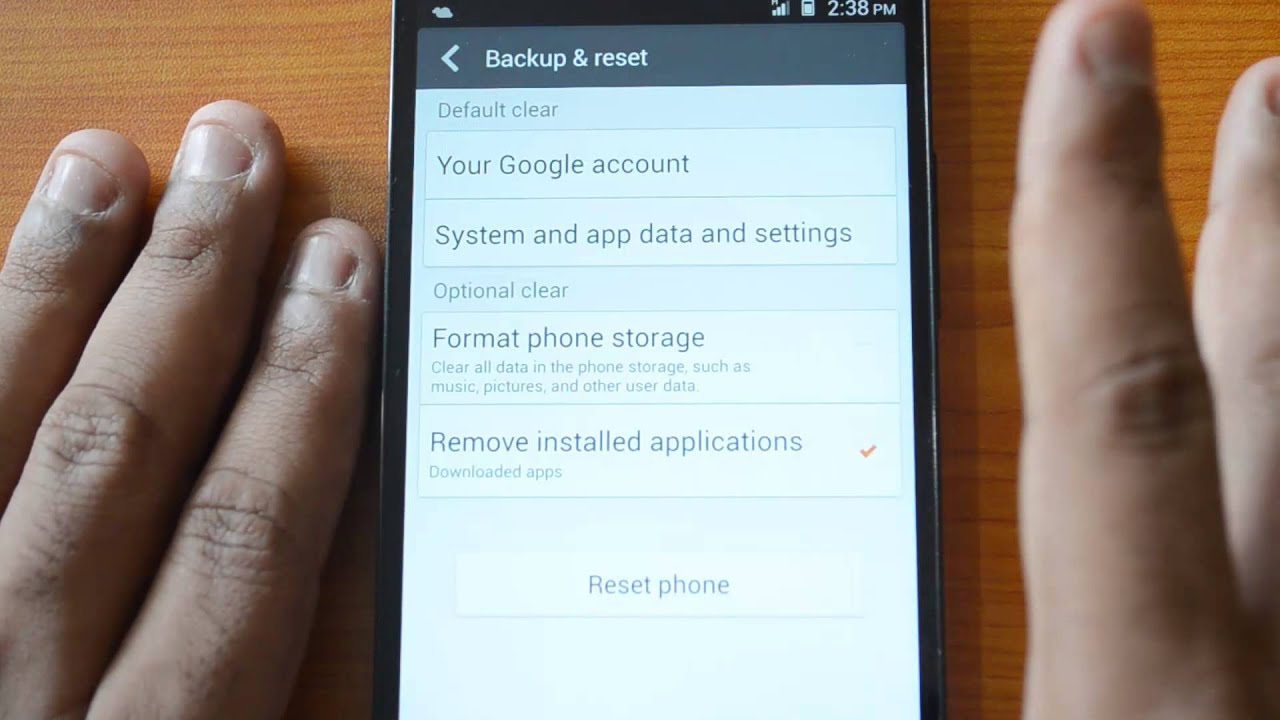 How to Reset Gionee Elife E7 to Factory Settings
