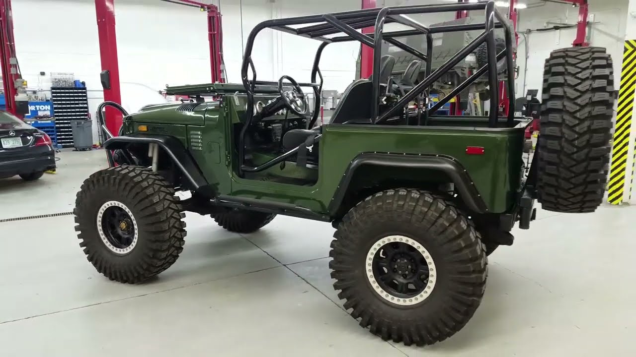 🎬 FJ40 Land Cruiser Modified Master Class 300hp V8 5 7L 🔥