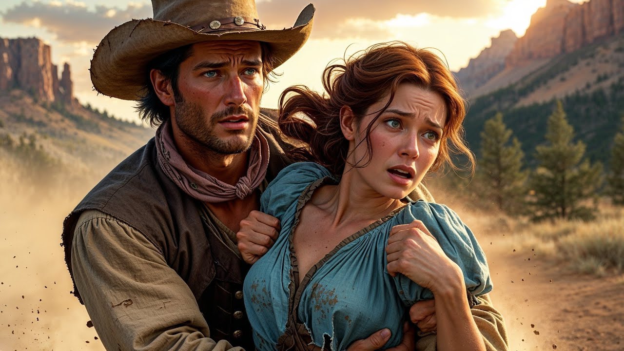 She Was Tossed From A Runaway Wagon, The Cowboy Caught Her In His Arms
