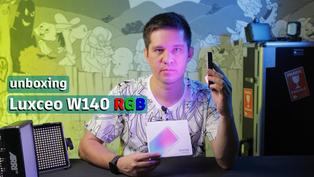 Unboxing LUXCEO W140 RGB - Primeiras impressões  #019
