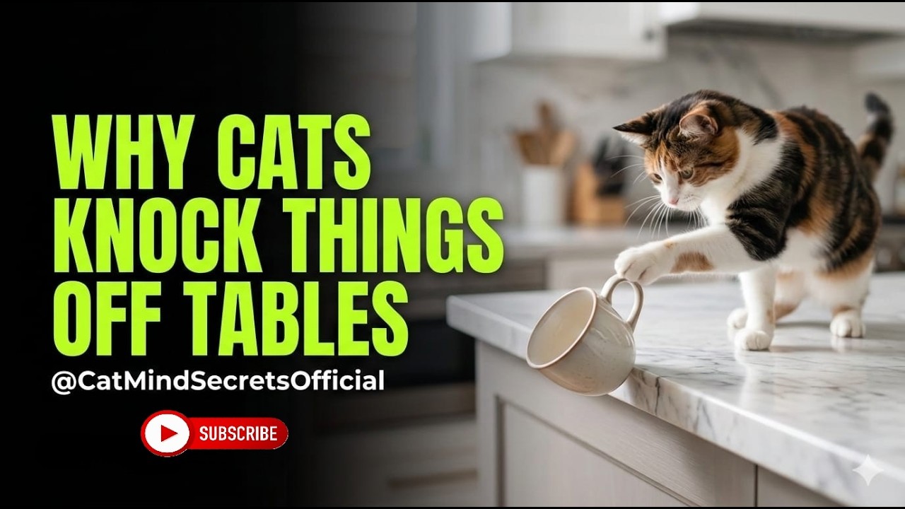 Why Do Cats Knock Things Off Tables? (Cat Behavior Explained)