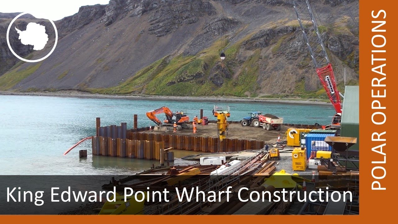 Constructing a New Wharf for King Edward Point in South Georgia
