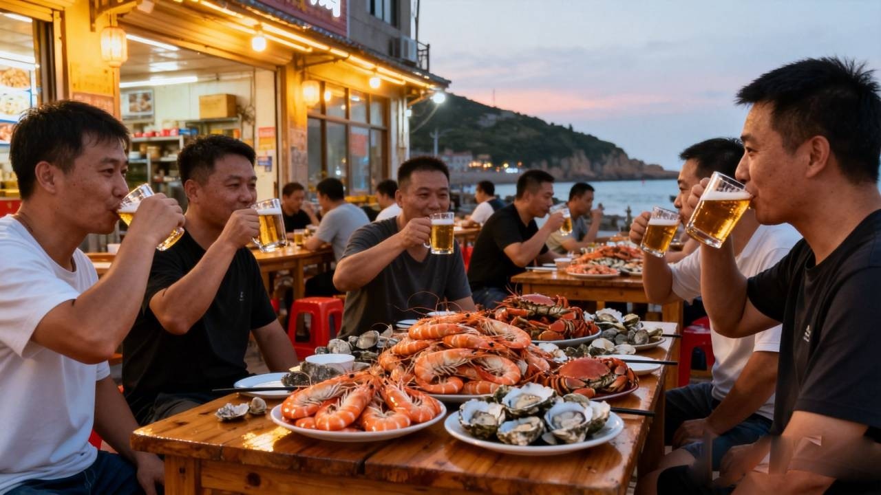全国吃海鲜最便宜的地方是台州吗？180元6道海鲜，性价比最高的三鲜一定要尝。【舟小九】
