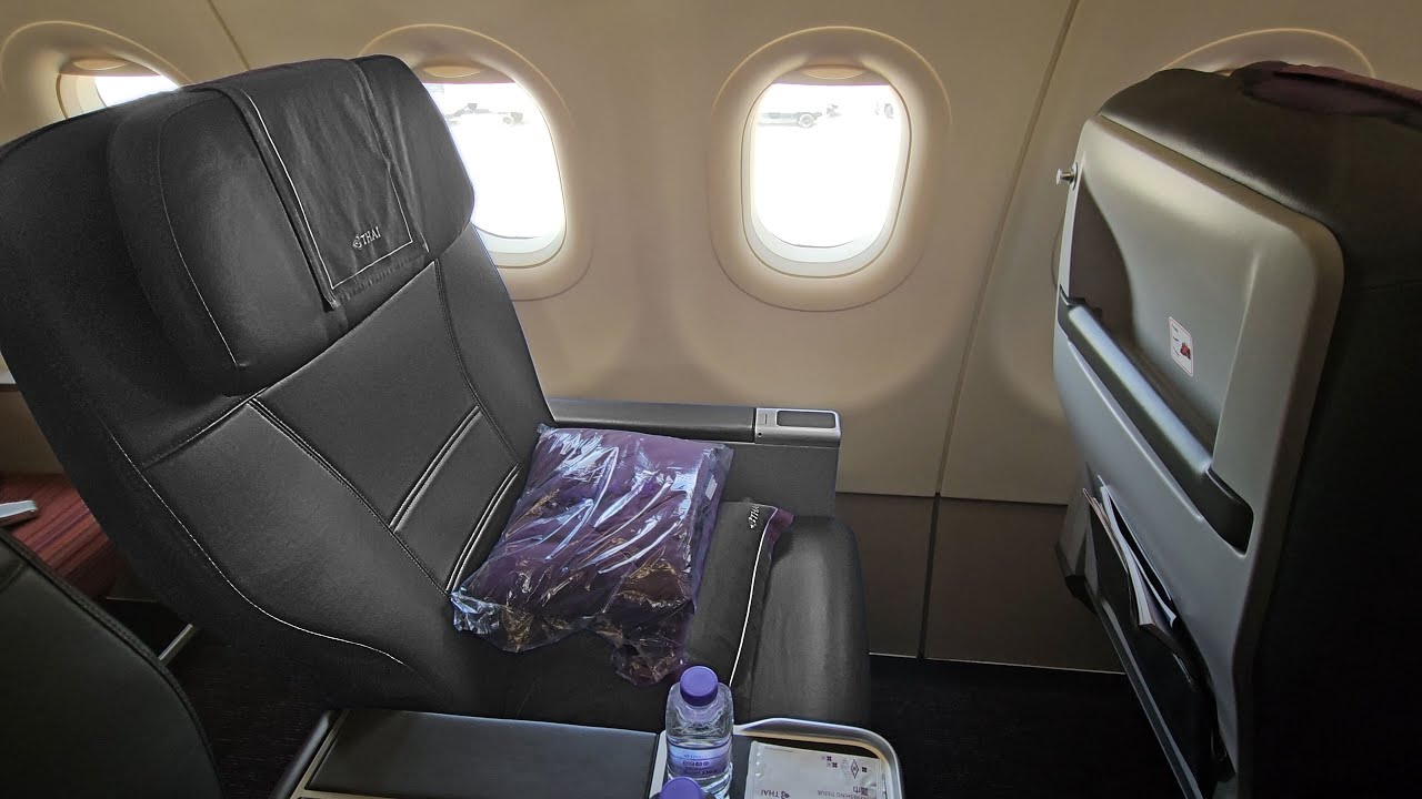 Real Business Class on a 1 Hour Flight │ Thai Airways A320