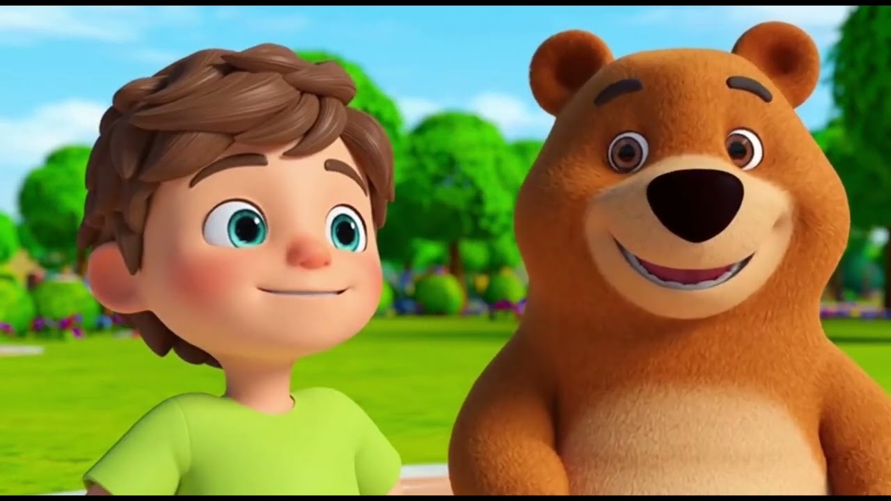 Friendship Song 👦👧 Best Friends fuzzy bear