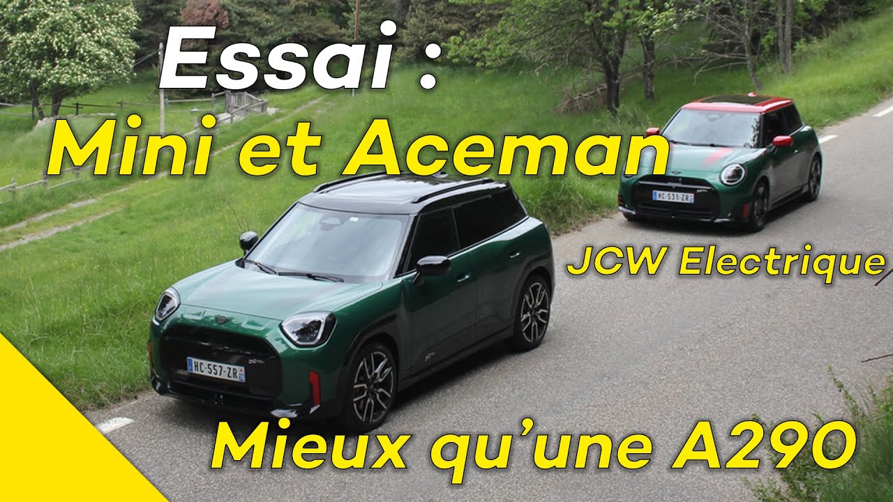 Essai Mini et Aceman JCW &Eacute;lectrique 