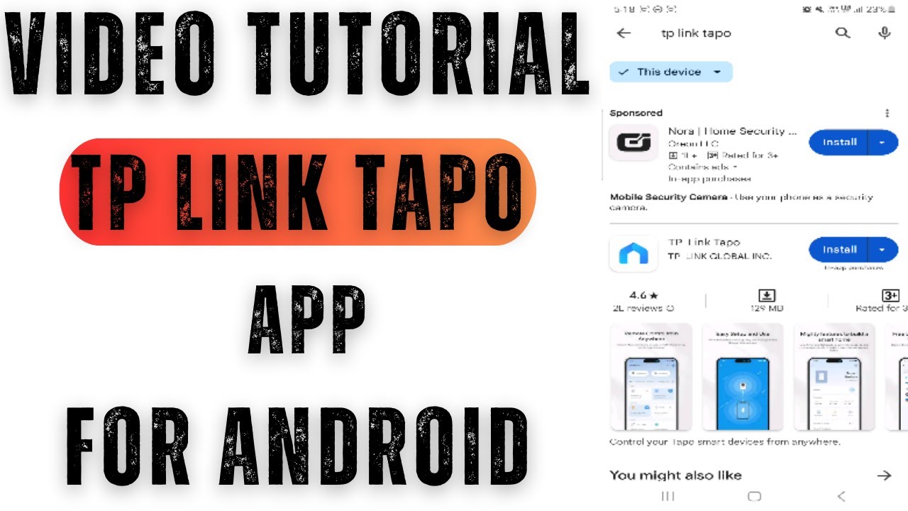 Приложение TP-Link Tapo | Установите приложение TP-Link Tapo для Android и настройте его на устро...