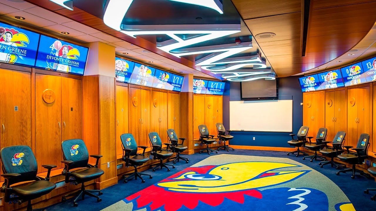 KU Men's Basketball Locker Room