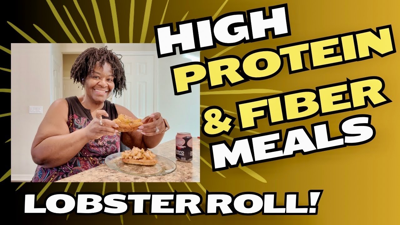 High Protein Lobster Roll (Boston Inspired!) | Low Carb, High Fiber Recipe #nutritioncoach #cooking