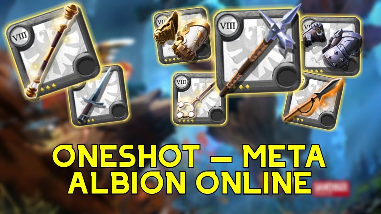 ONESHOTS ARE THE BEST BUILDS IN ALBION ONLINE | 2v2/5v5 HELLGATE