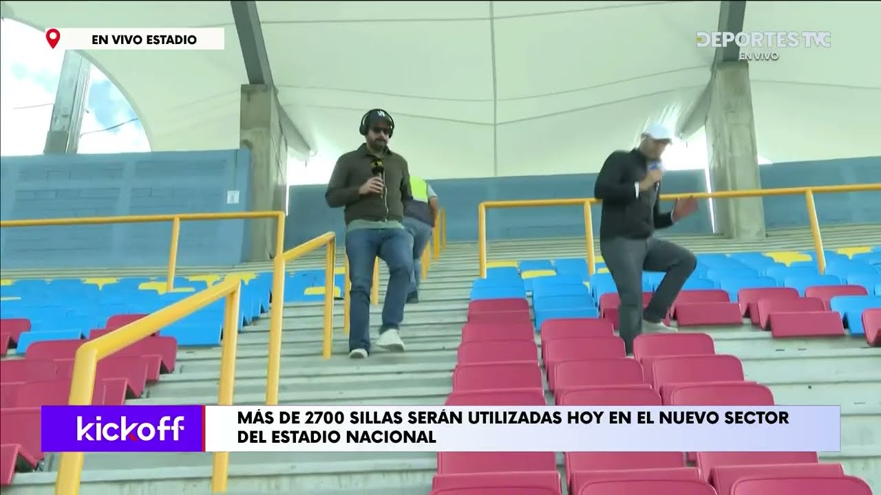 La cantidad de butacas que se estrenarán en la final Olimpia vs Marathón en el estadio Nacional