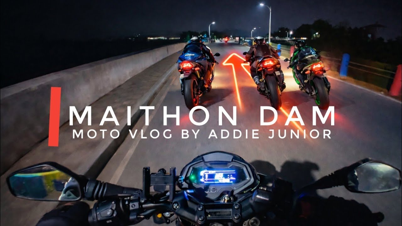 Maithon Dam Night Ride 🏍️ | Addie Junior 