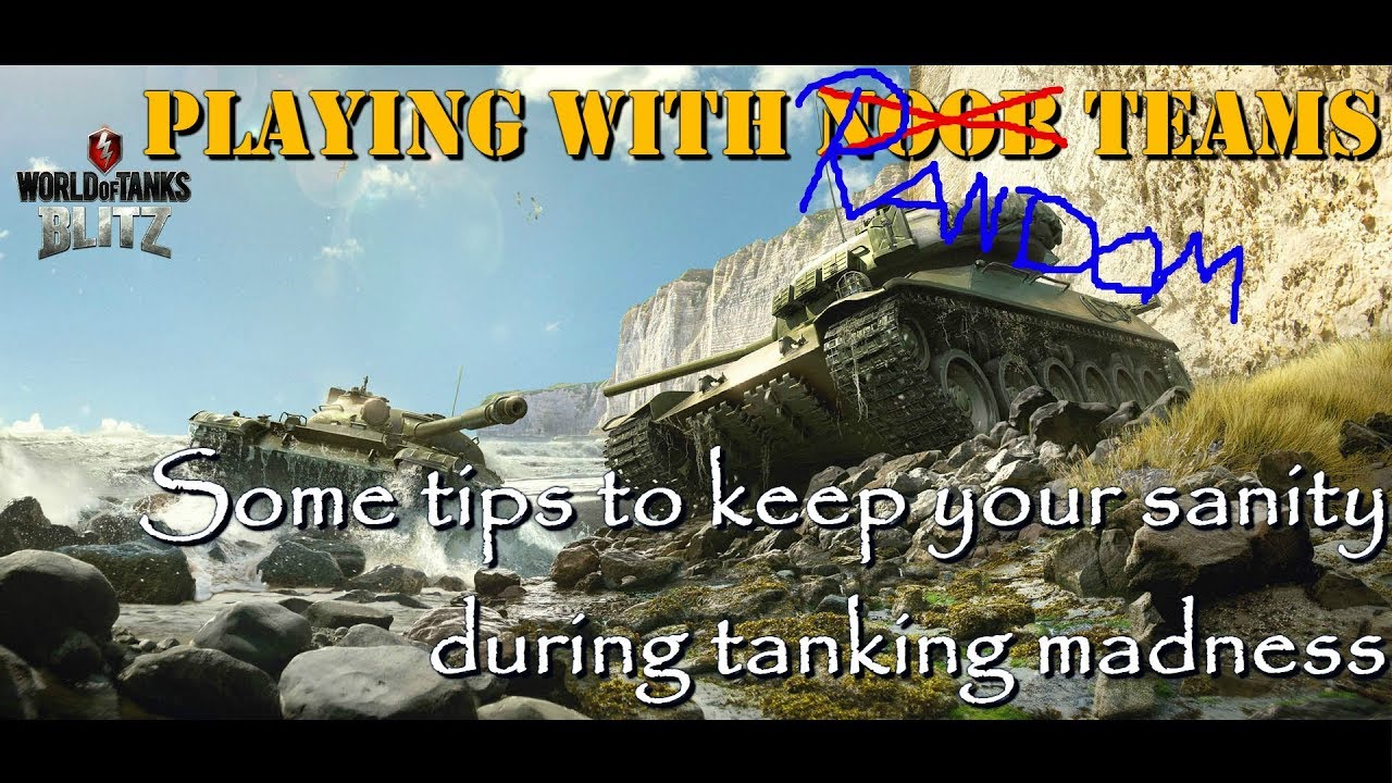 How to play with noob teams | Keep your sanity in tanking madness | WoT Blitz