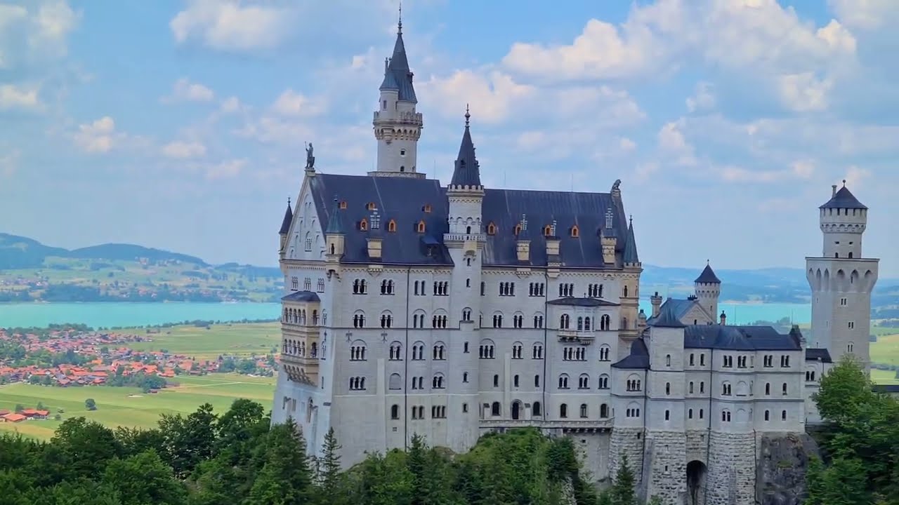 Füssen uma cidade Alemã que é um verdadeiro conto de fadas - Castelo de Neuschwanstein.
