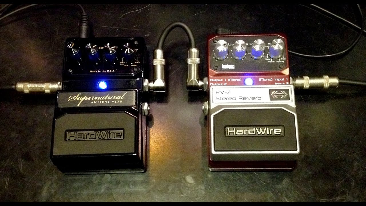 Сверхъестественная реверберация Hardwire против Hardwire RV-7