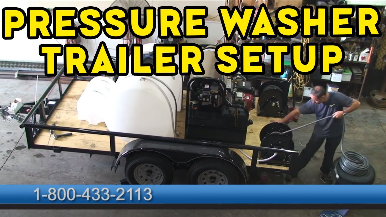 Pressure Washer Trailer Setup: How To Build an Open Pressure Washing Trailer