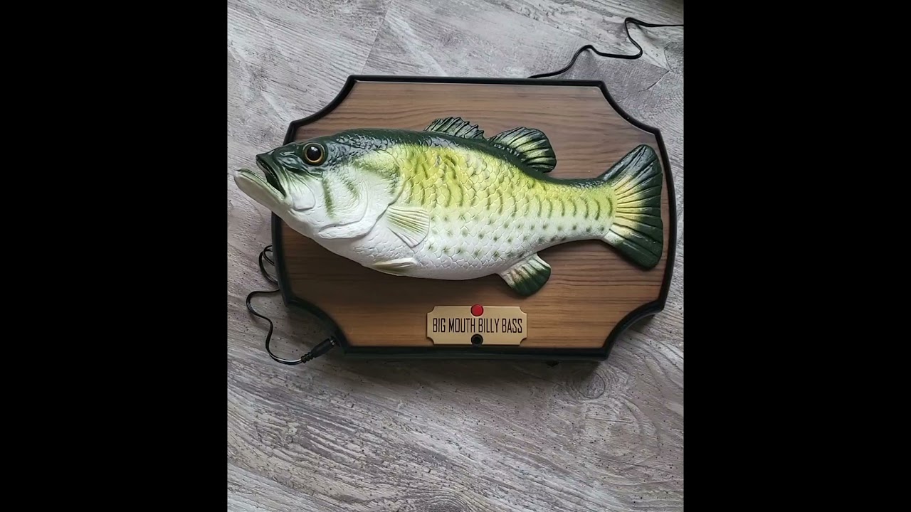 Big Mouth Billy Bass 1999 Singing Sensation autorstwa Gemmy Motion śpiewa 2 piosenki