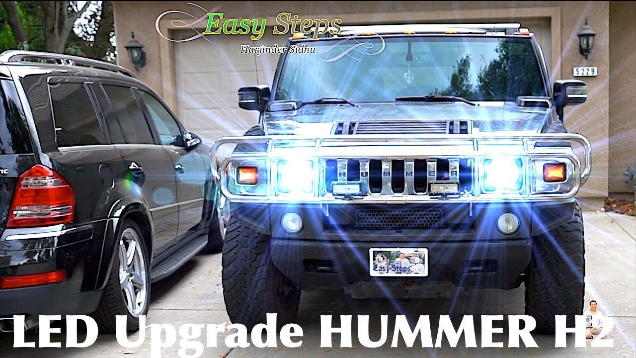 Upgrade 2006 HUMMER H2 Headlights To LED Lights | H2 LED Upgrade