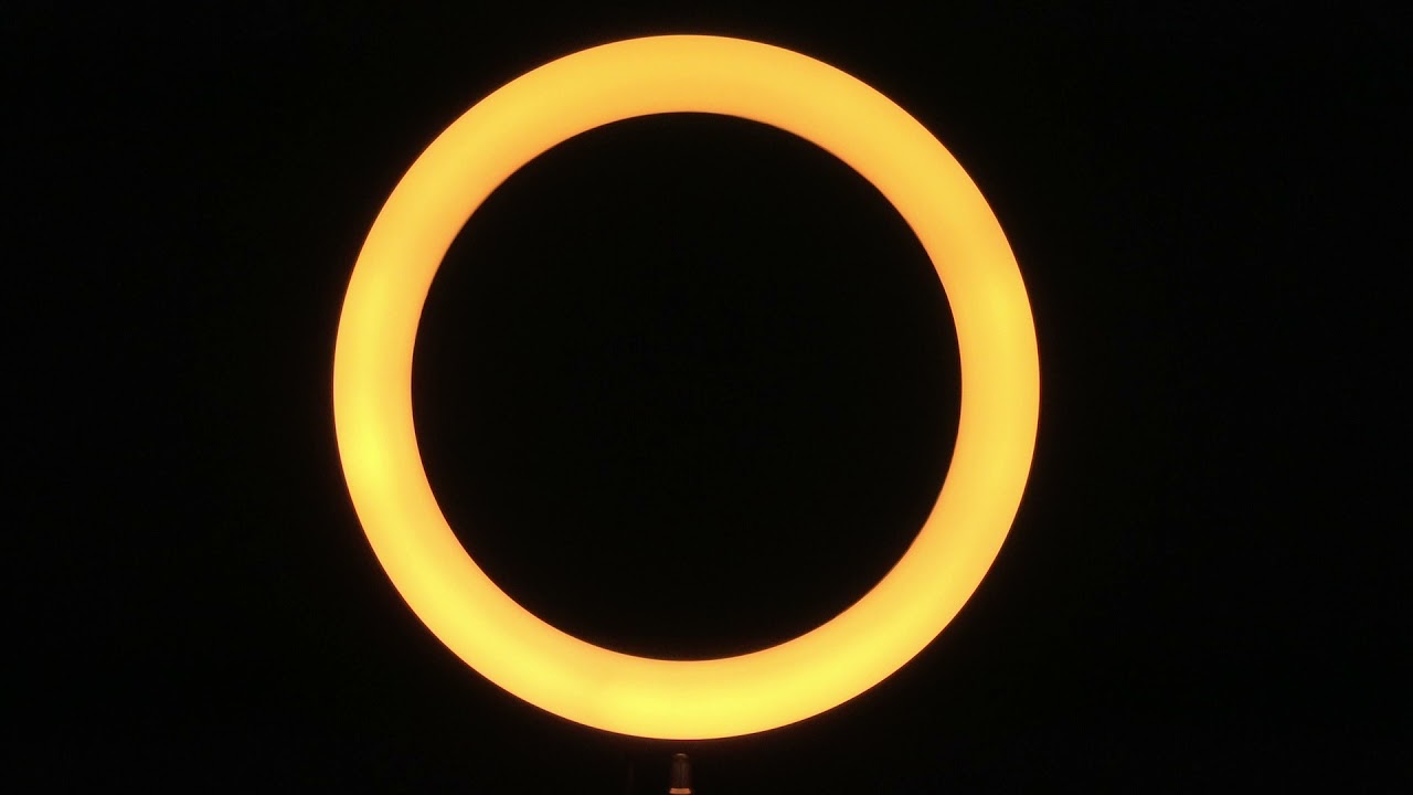 SIRKEL RING WARM LIG RING WARM LIG SKERM VIR VIDEO'S.