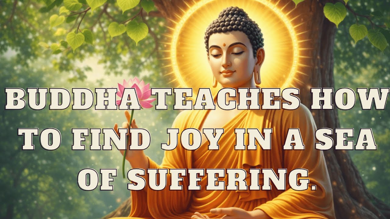 Buddha Teaches How to Find Joy in a Sea of Suffering.