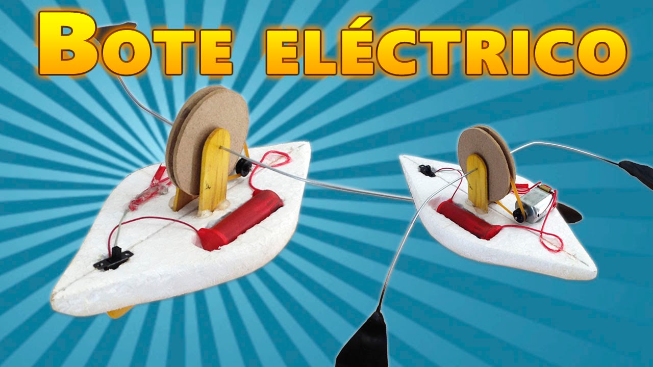 Como Hacer un Bote de Remos a Motor Eléctrico (Barco Eléctrico )
