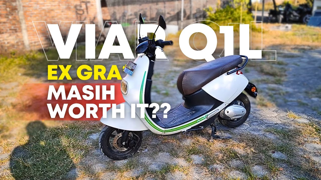 MOTOR LISTRIK MURAH VIAR Q1L EKS GRA* │ LAYAK❓