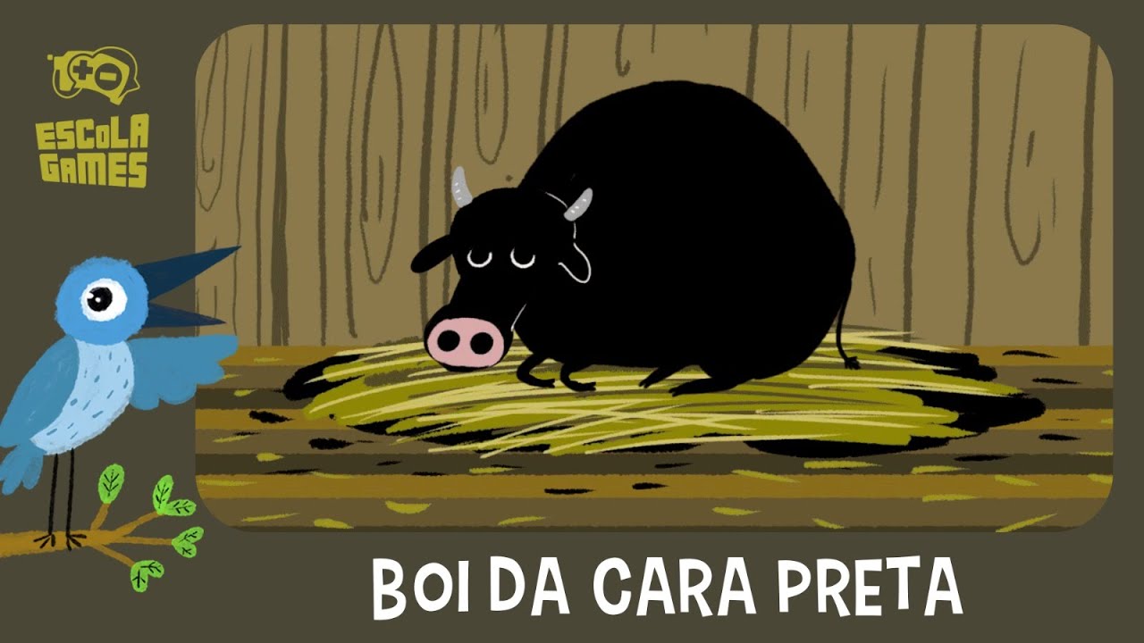 Boi da Cara Preta | Quem tem Cara, faz Careta | Escola Games