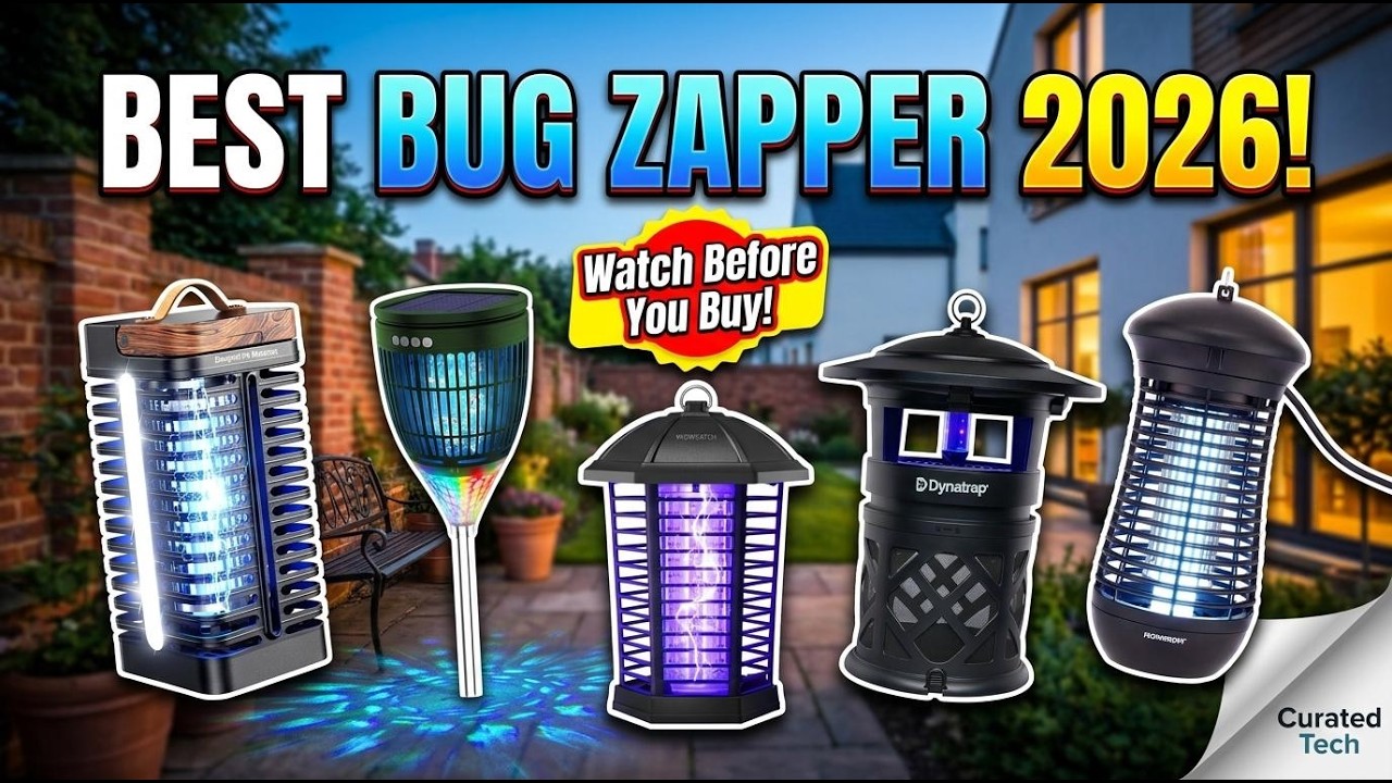 【2026】best mosquito zapper outdoor & best bug zapper: TOP 5 Comparison!