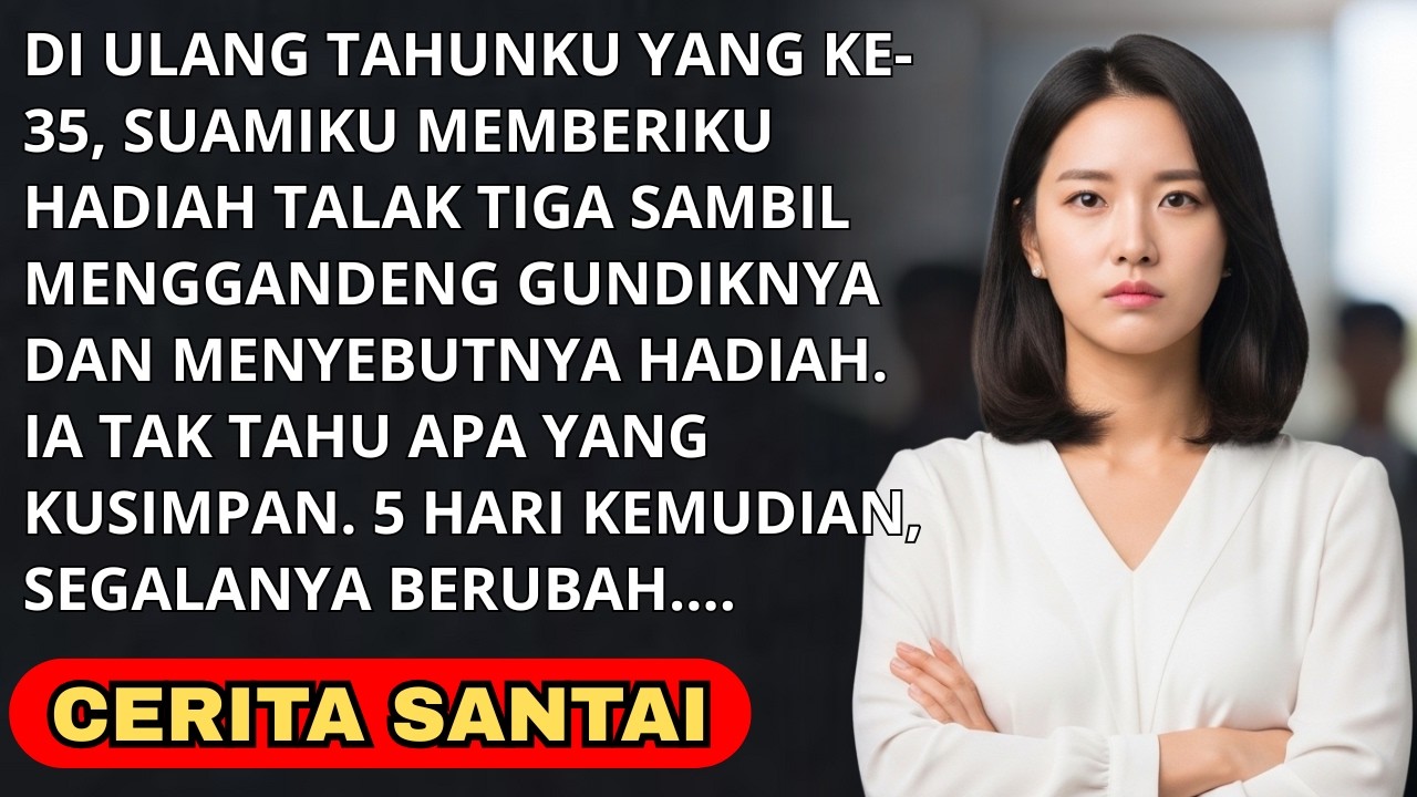 SUAMI HADIAHI AKU TALAK 3 PADA HARI ULANG TAHUNKU - 5 HARI KEMUDIAN SEMUANYA BERUBAH!